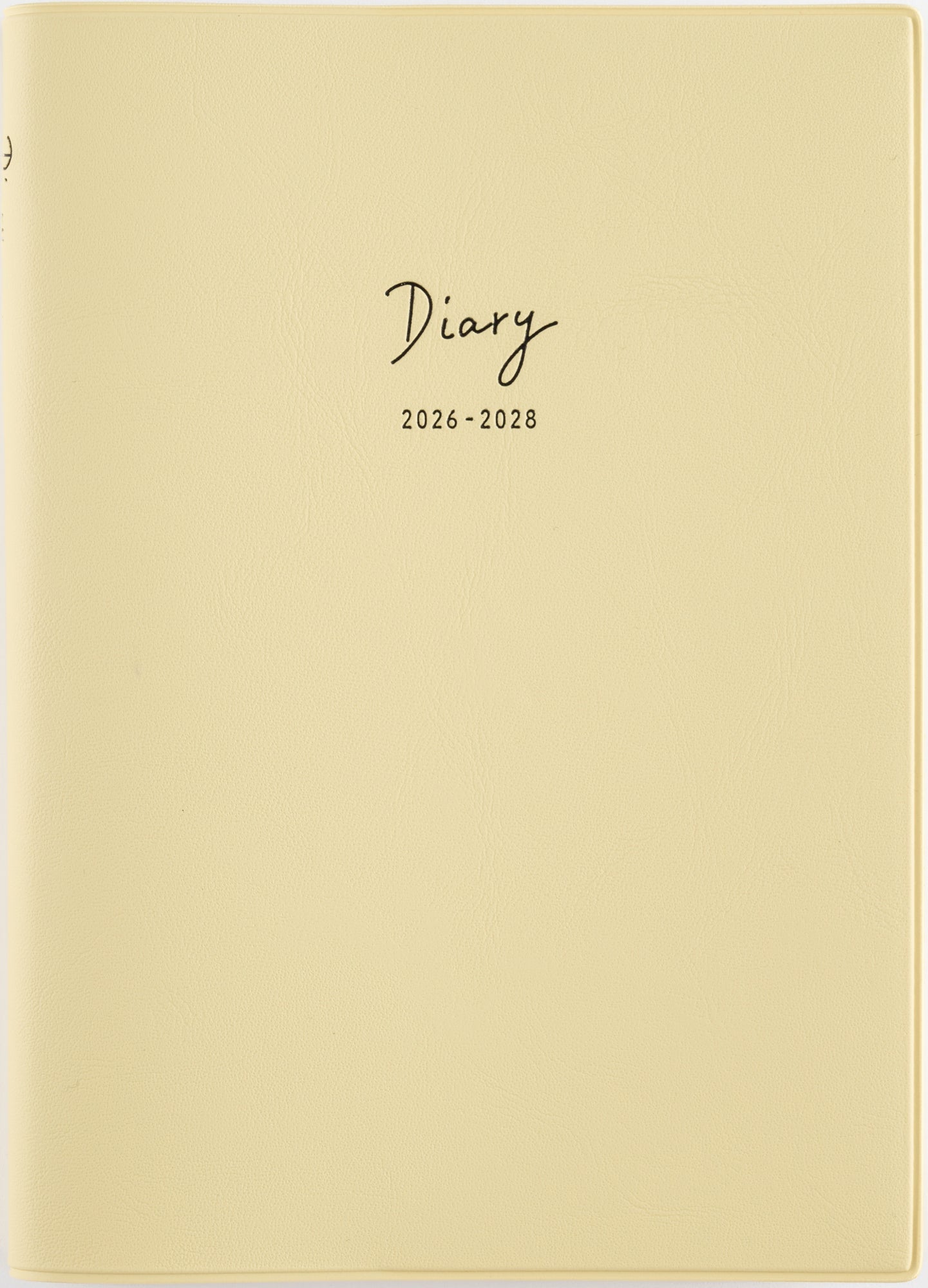 [No.344]3年DIARY【クリームイエロー】 2026年版1月始まり