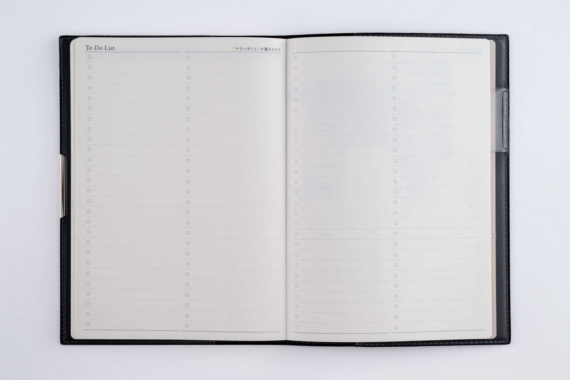 [No.395]T'ディレクションダイアリー ワイド【ネイビー】