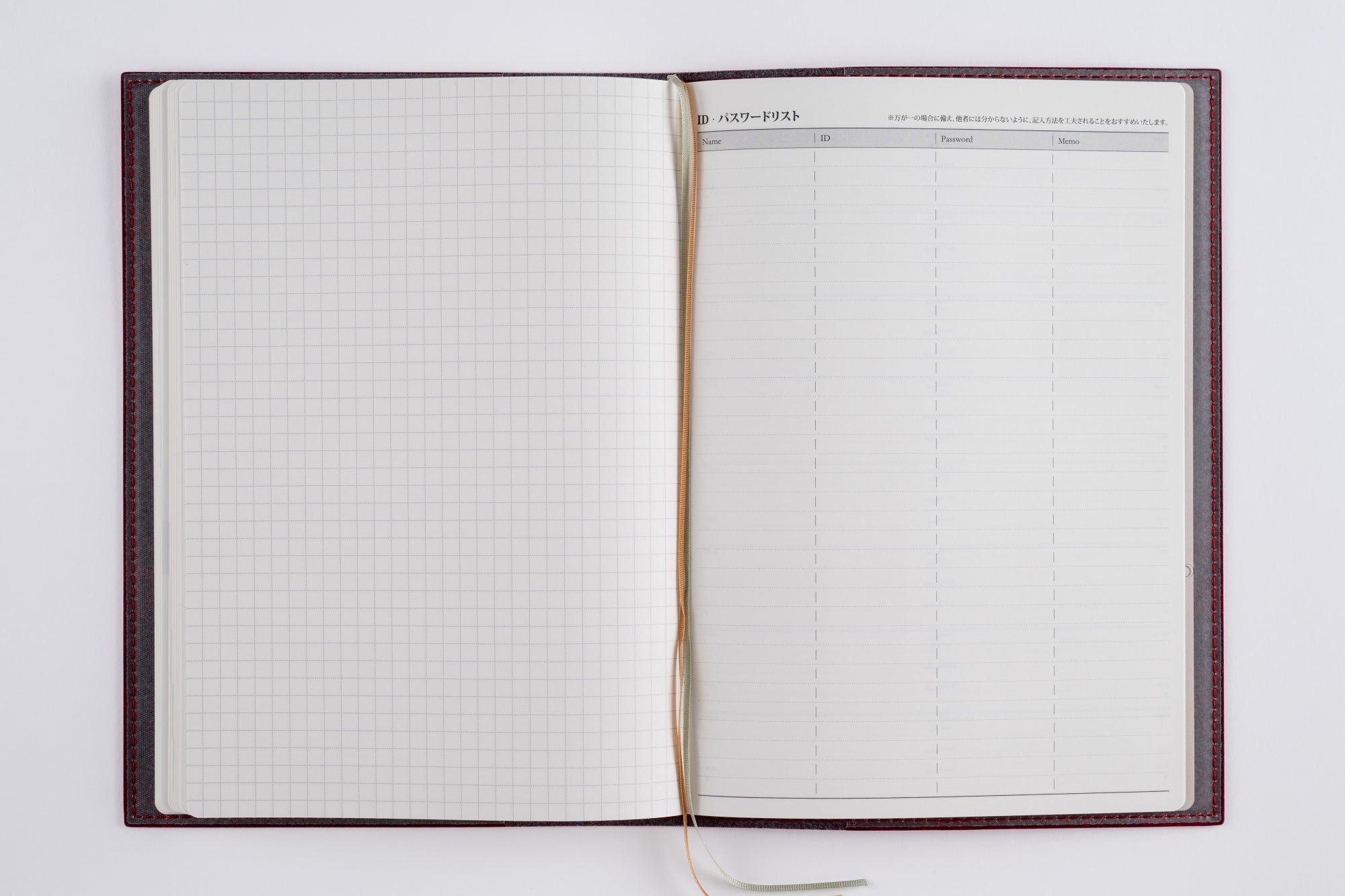 No.432]デスクダイアリー カジュアル 2【レッド】