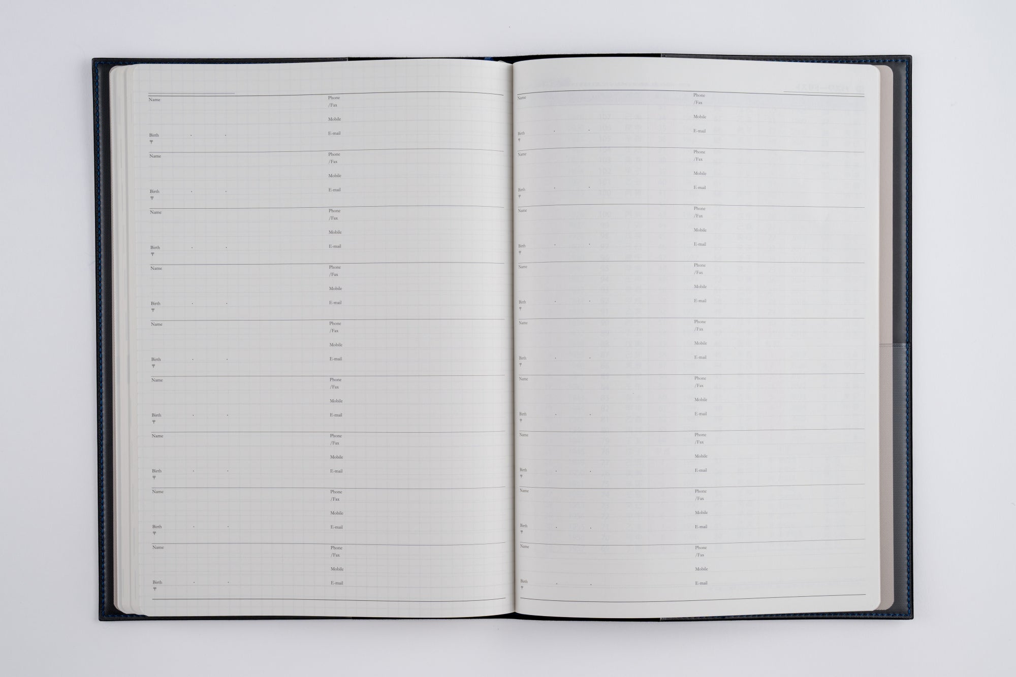 No.439]デスクダイアリー カジュアル【ブルーブラック】