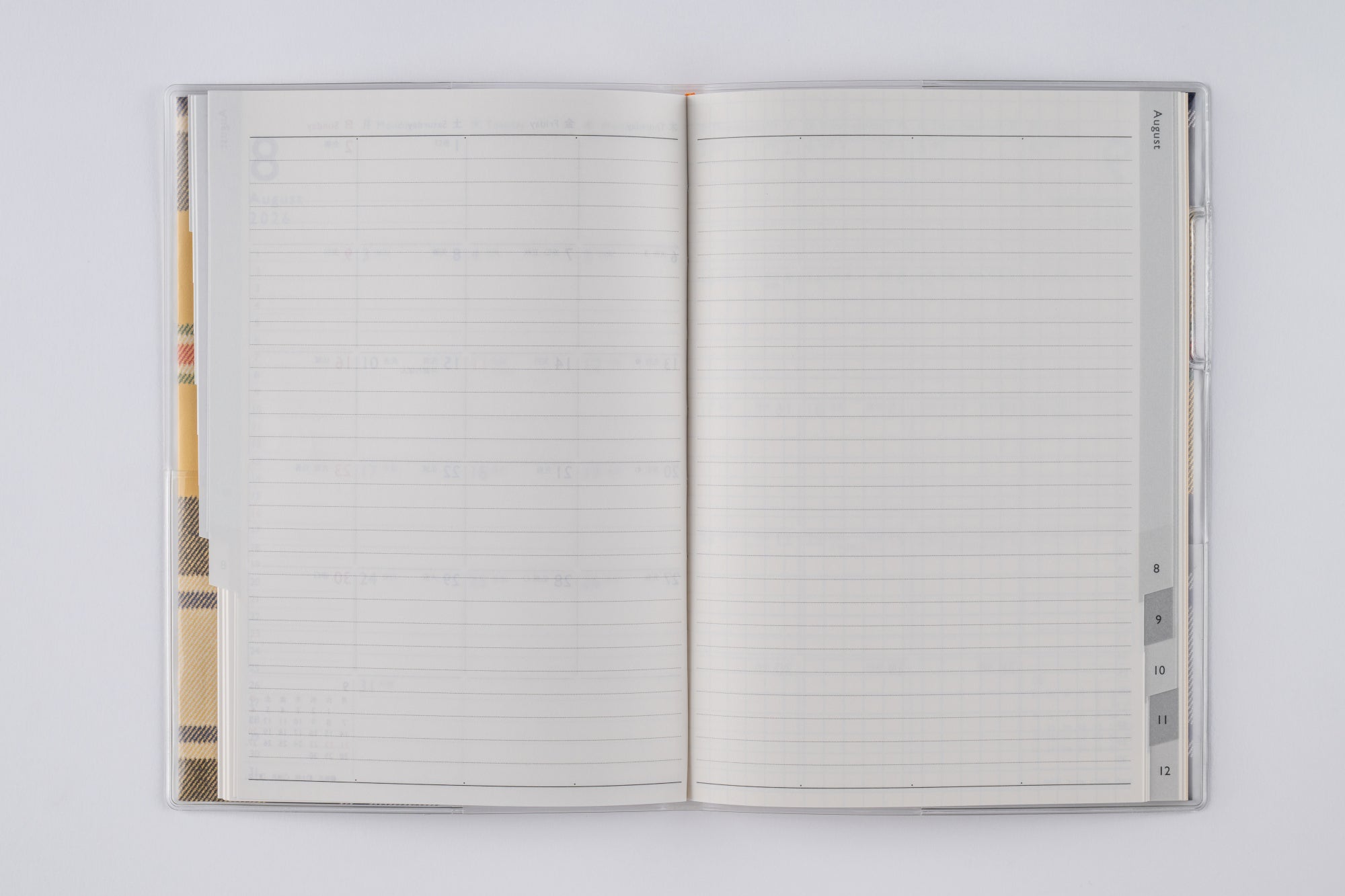 No.388]クレール インデックス 5 月曜始まり