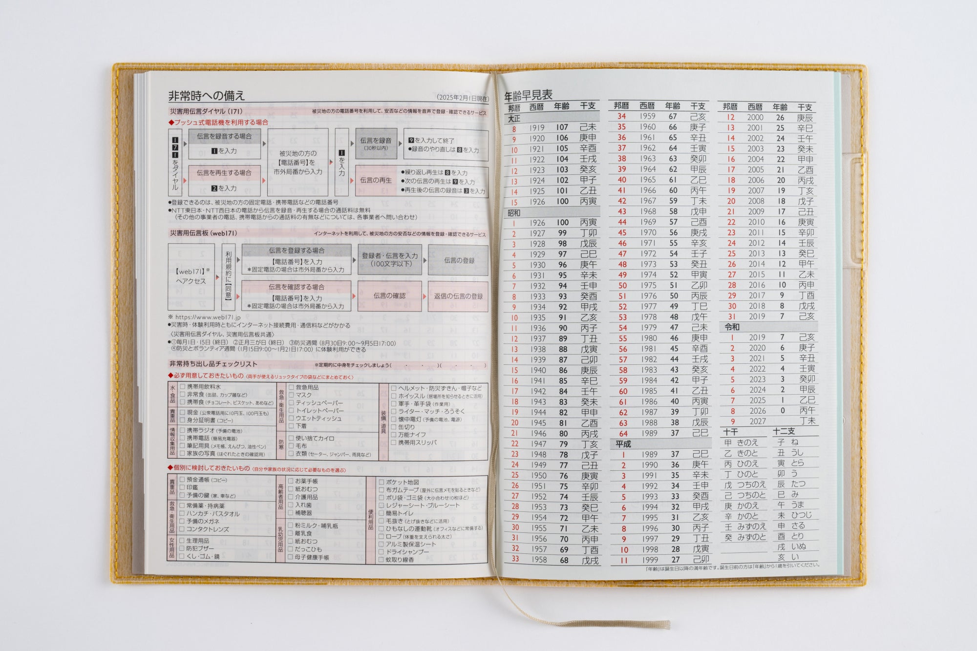 [No.495]ディアクレール® 4 月曜始まり【イエロー】