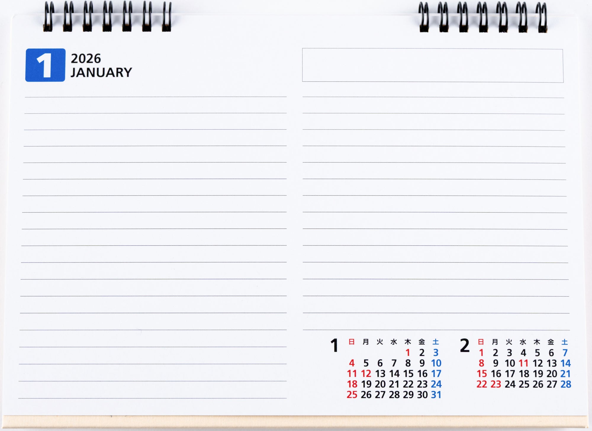 [No.E157]エコカレンダー卓上