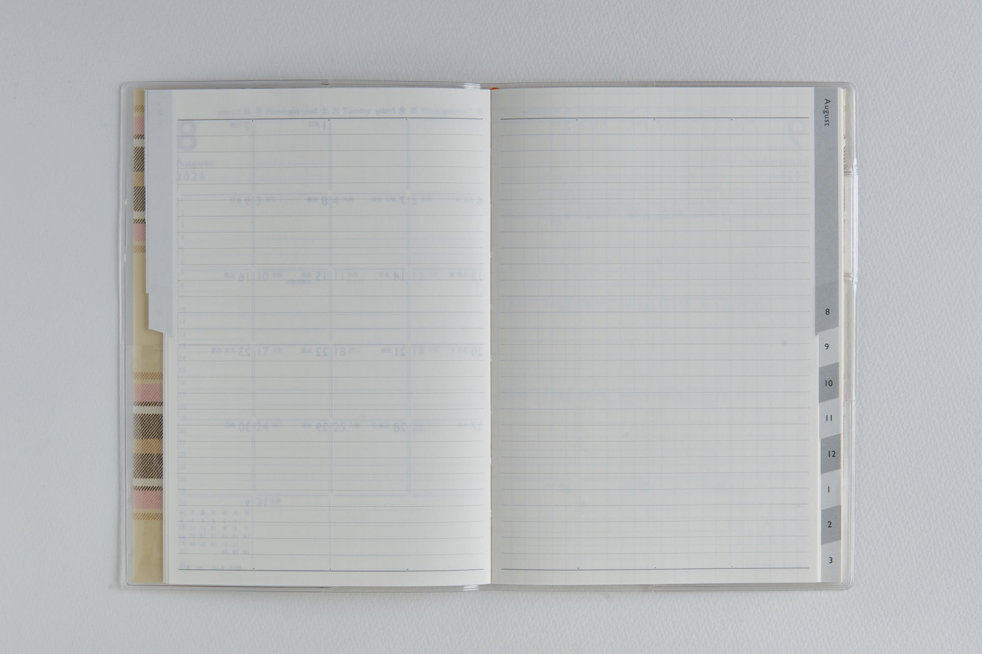 [No.690]クレール インデックス 5  月曜始まり