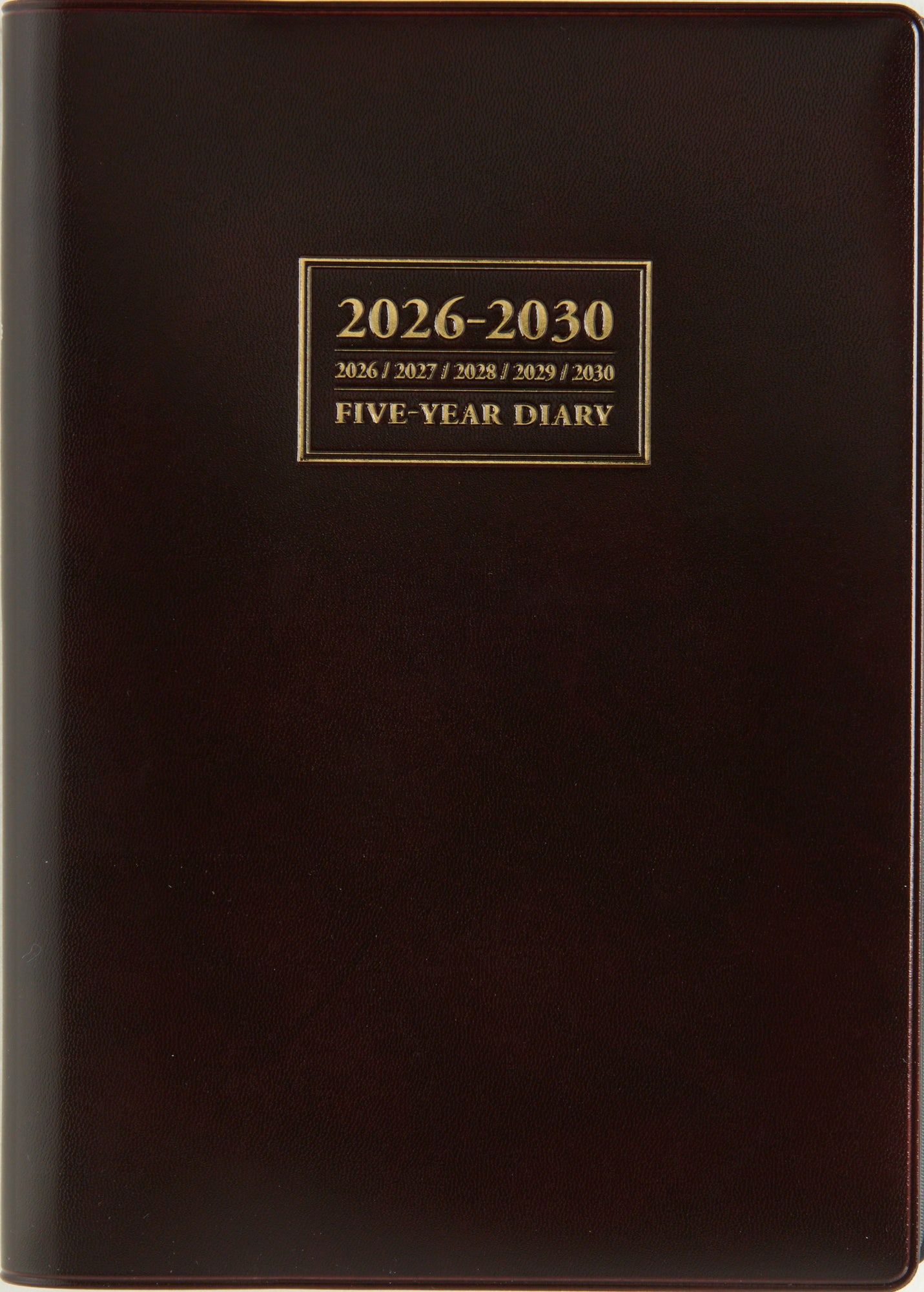 [No.953]5年卓上日誌【茶】 2026年度版4月始まり