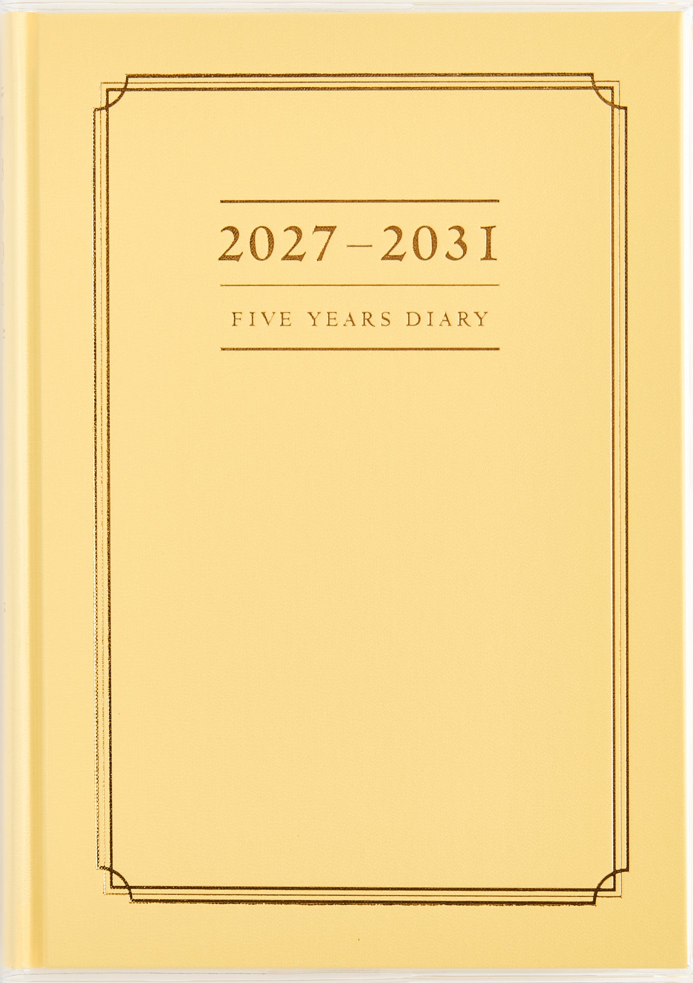 [No.16] 5年横線当用新日記 【イエロー】 2027年版1月始まり