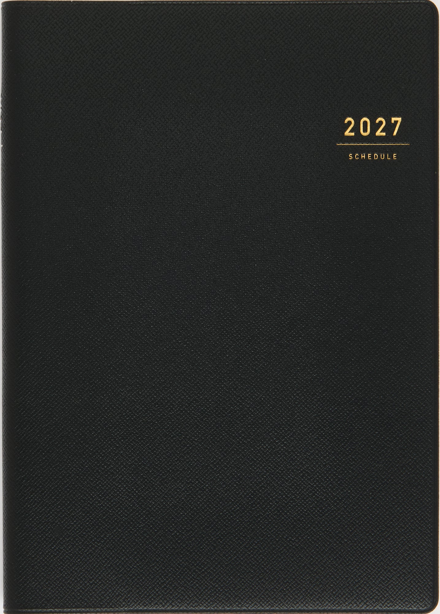 [No.95] デスクダイアリー 【黒】 2027年版1月始まり
