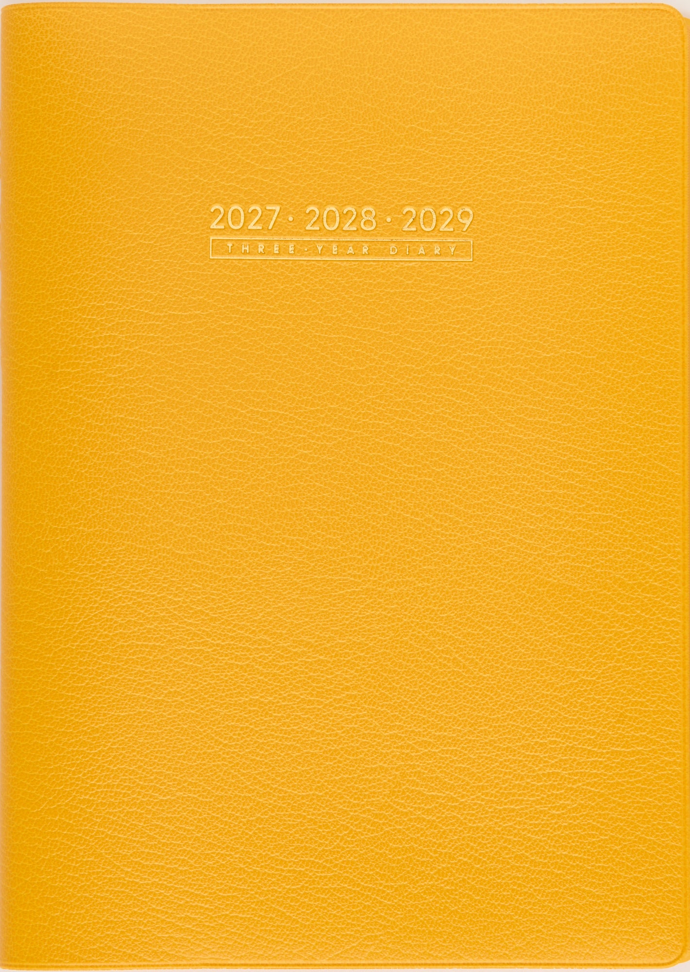 [No.96] 3年卓上日誌 【オレンジ】 2027年版1月始まり