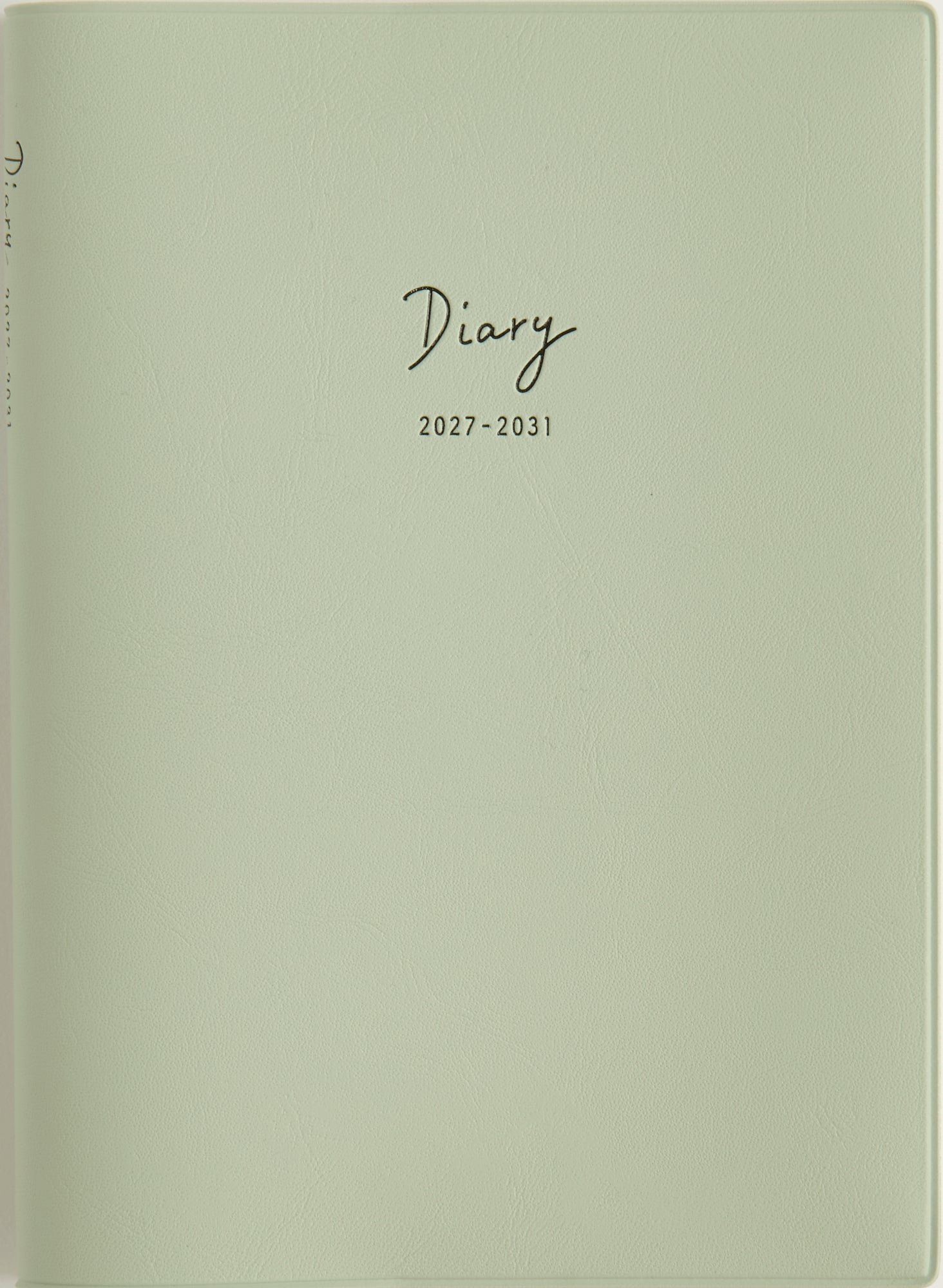 [No.345] 5年DIARY 【ミントグリーン】 2027年版1月始まり