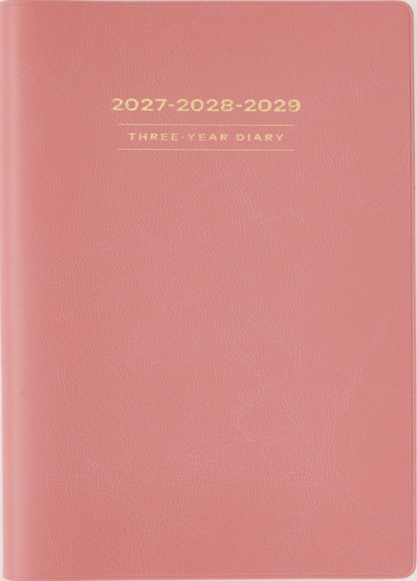 [No.481] 3年卓上日誌 【ピンク】 2027年版1月始まり